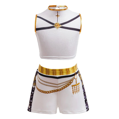 Girls Hip Hop Dance Outfit Set Multi Styles Crop Top Jacket Skirt Shorts Kids Jazz Stage Performance Costume
