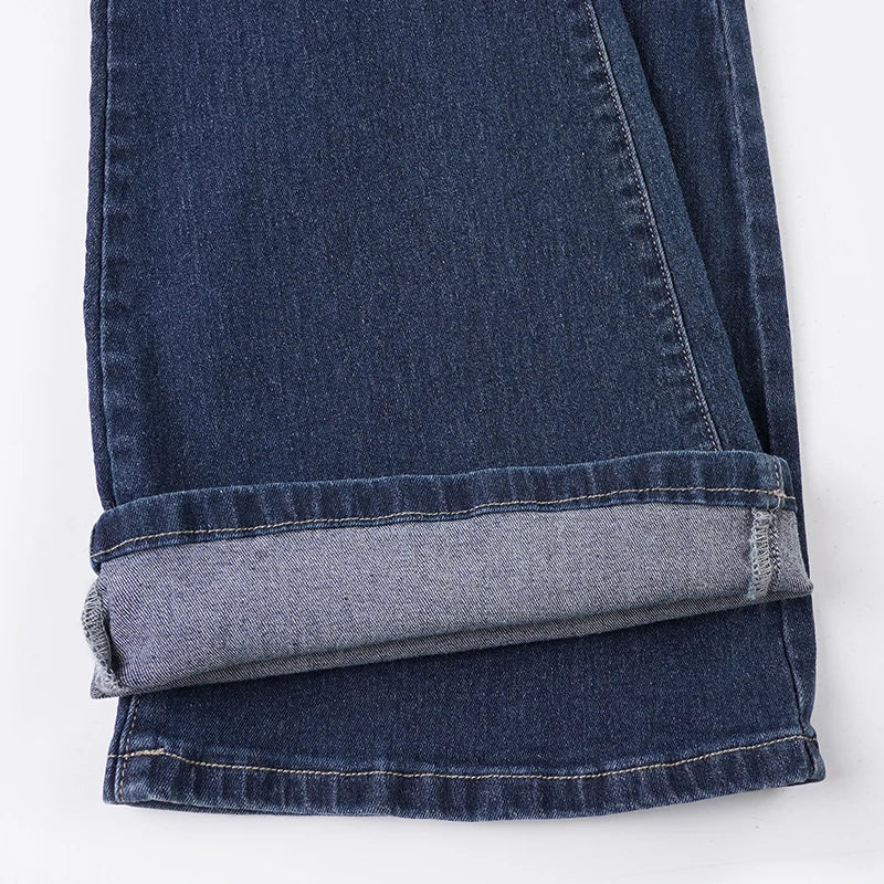 Y2k Low-Waist Slim Skinny Jeans Women's Casual Streetwear Denim Pants Vintage Aesthetic 2000s Trousers All match Outfit