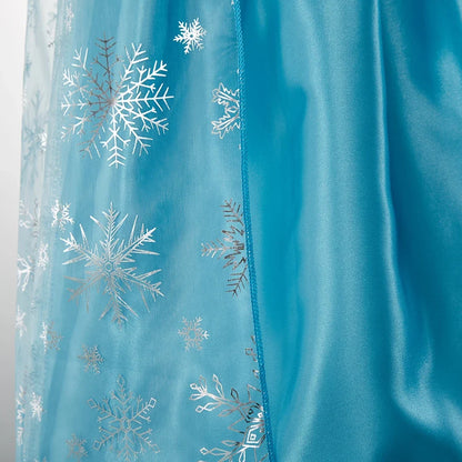 Children Anna Elsa Dress Girls Princess Cosplay Costume Kids Snow Queen Sequined Elegant Dress Girl Christmas Carnival Clothes