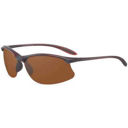 Polarized Sports Sunglasses for Men Women Tr90 Unbreakable Frame for Running Fishing Baseball Driving MJ8002