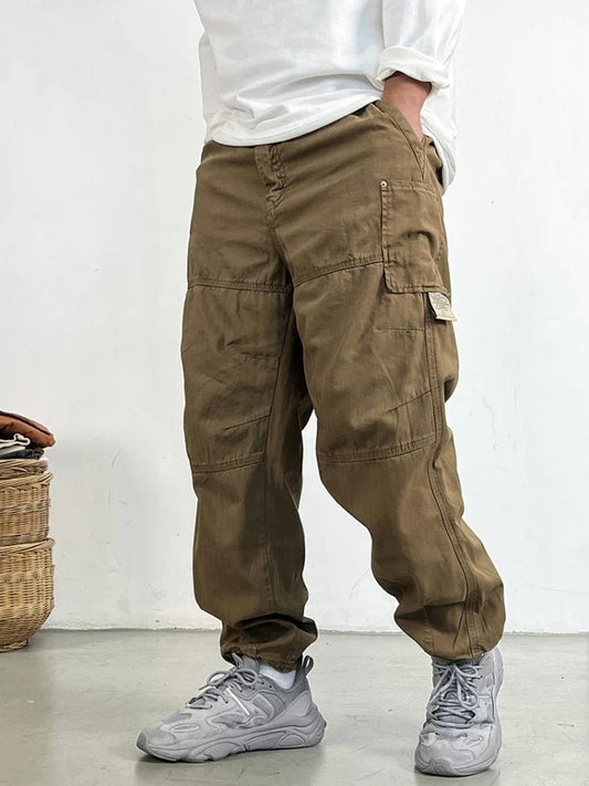 High Quality Cargo Pants Japanese Streetwear Baggy Pants For Men Plus Size Cotton Joggers Harajuku Fashions Casual Trousers