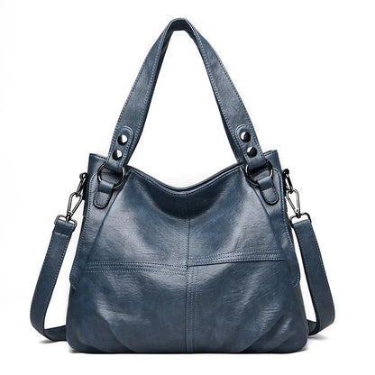 2024 Trend Large Capacity Genuine Tote Shoulder Bags Fashion Top-Handle Bag High Quality Leather Sac Casual Design Handbag Purse