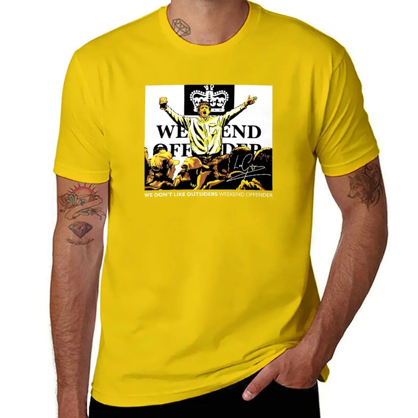 We Don't Like Outsiders Weekend T-Shirt hippie clothes heavyweights men graphic t shirts