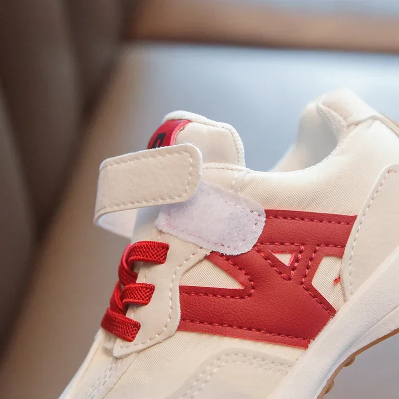 Children Tennis Shoes Patchwork Versatile Boys School Basketball Shoes Kids Fashion Causal Girls Outdoor Sneakers Breathable
