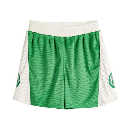 Men's Vintage Mesh Breathable Shorts Loose Basketball Fitness Training Five Inch Pants Casual Outdoor Summer Streetwear