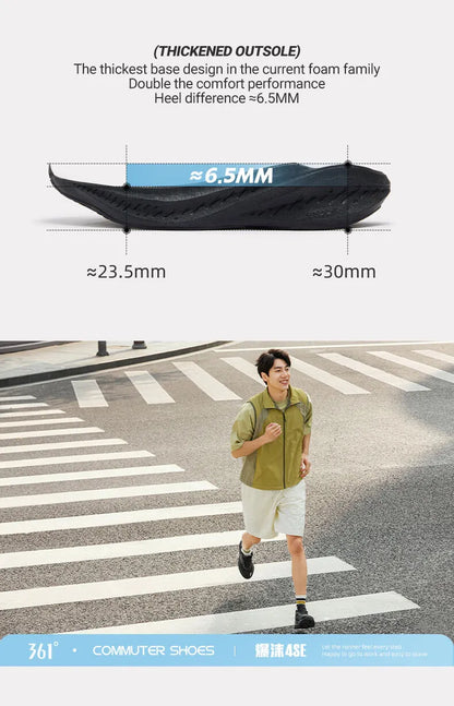 Men Running Shoe Versatile Thick Bottom Rebound Casual Shock-absorber Stable Male Sneaker 672512233