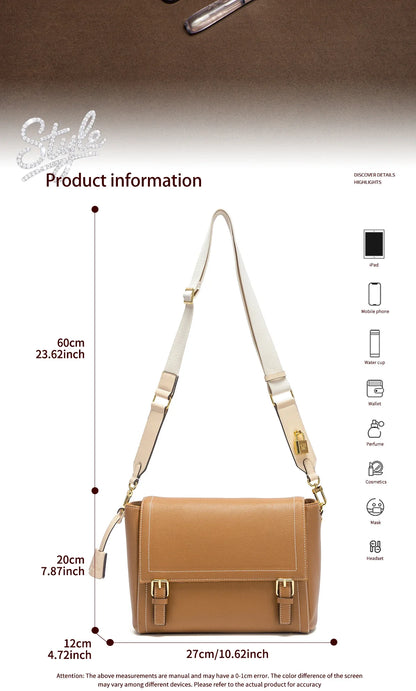 Women's Shoulder Bag 2026 Spring/Summer New Flip Camera Bag Simple Large Capacity Shoulder Bag