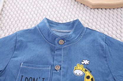 New Summer Baby Boys Clothes Suit Children Fashion Shirt Shorts 2Pcs/Sets Kids Clothing Toddler Casual Costume Infant Tracksuits
