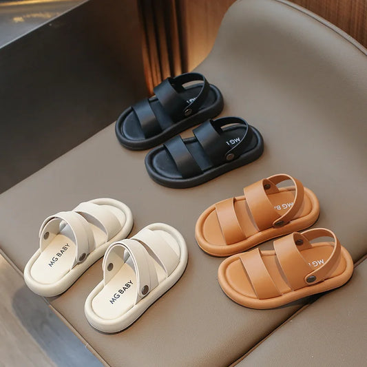 Children's Sandals 2026 Summer New Style Beach Shoes Soft Bottom Boys' Shoes Trendy Casual Wear Ideal for Outdoor Activities