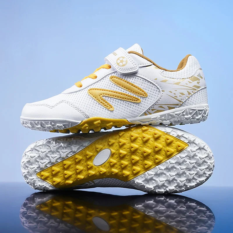 Kids Soccer Shoes FG/TF School Football Boots Boys Girls Cleats Grass Sneakers Child Outdoor Athletic Training Sports Footwear