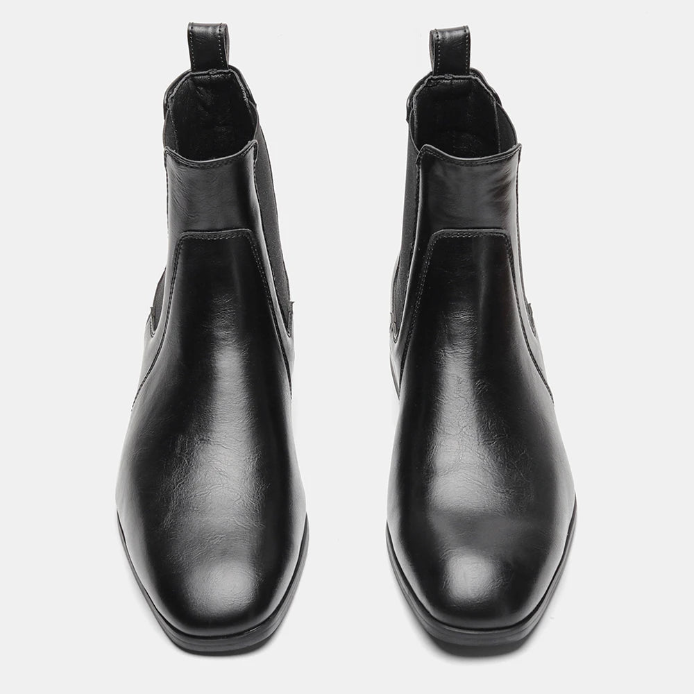Men Boots Casual 2026 Fashion Brand Comfortable Boots Leather Chelsea boots