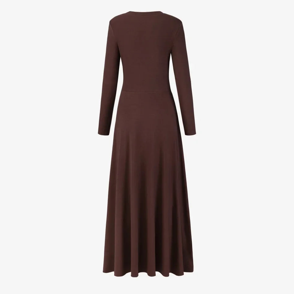AS SS26 Flowy elegance wrap Maxi dress lightweight fabric flattering dressy woman clothes