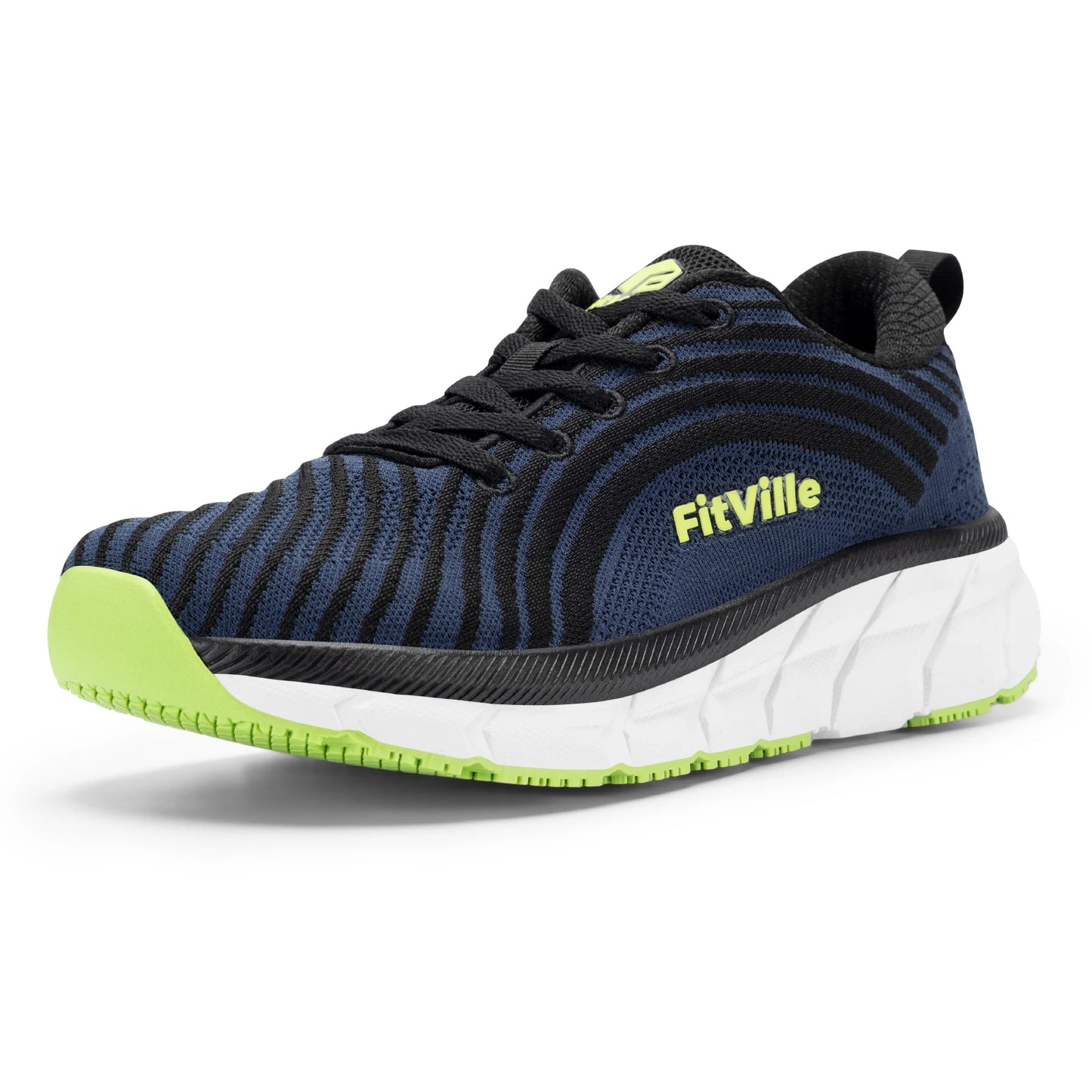 Wide Toe Box Shoes for Men Cushioned Well Extra Wide Width Shoes Non Slip Wide Lightweight Breathable Running Shoes