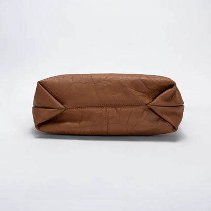 Body Design Solid Color Large Capacity Fashionable New Product Women's Shoulder Bag Chain Shoulder Strap Unique Folded Bag