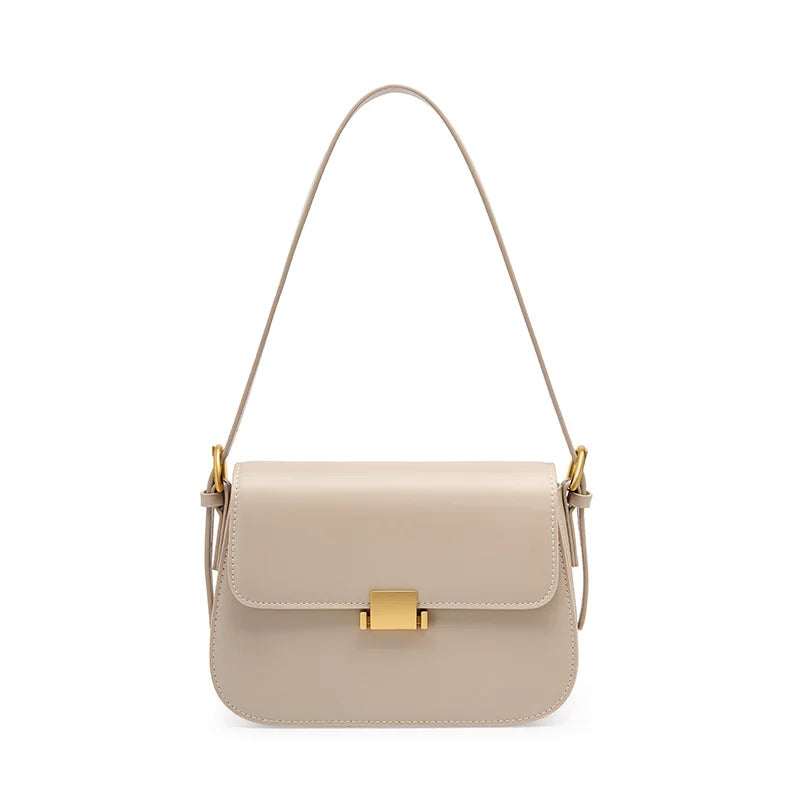 Cowhide Women's Bag 2024 New Genuine Leather Fashion Women Shoulder Bags High Quality Luxury Female Crossbody Bag 2126