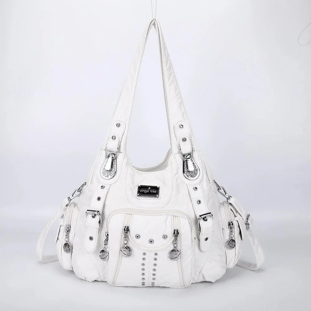 Women Handbags Women Shoulder Bags Fashion PU Leather Handbag Female Satchel Big-capacity Shoulder Purse Bag bolsa feminina