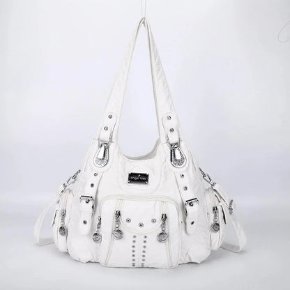 Women Handbags Women Shoulder Bags Fashion PU Leather Handbag Female Satchel Big-capacity Shoulder Purse Bag bolsa feminina