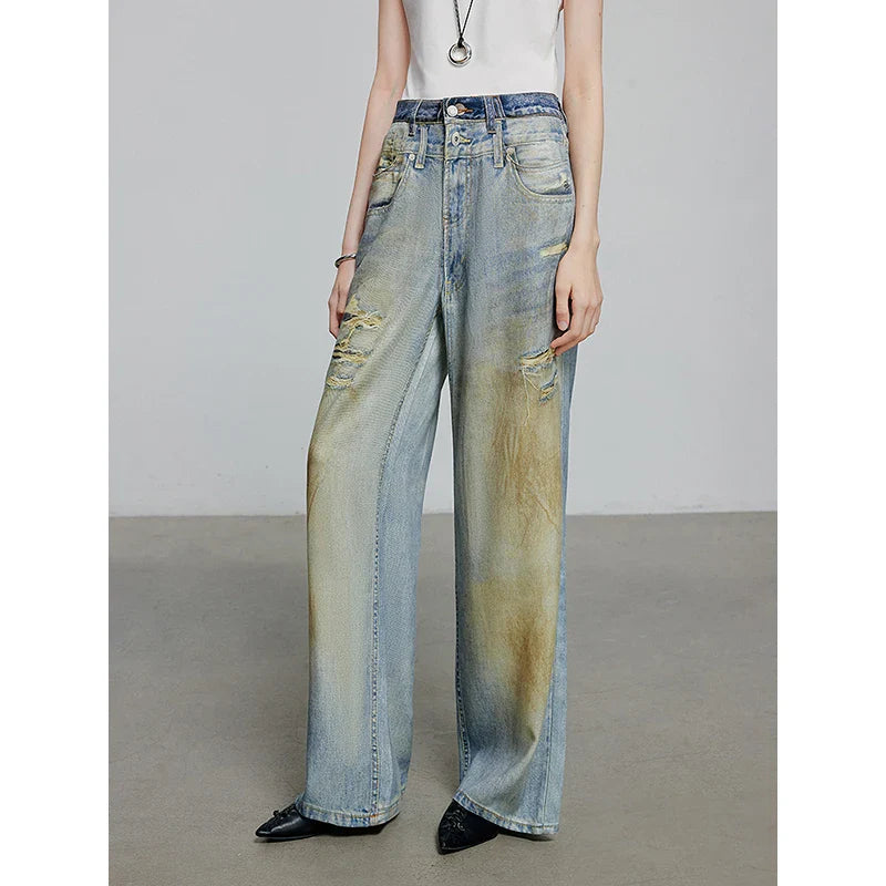 Women Denim Jean 2025 Spring New Long Pants 8518053