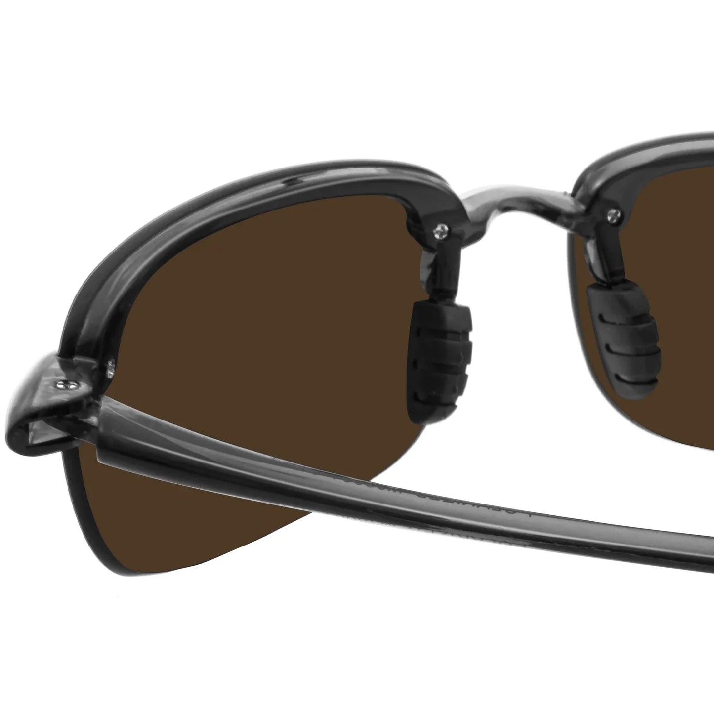 Rimless Polarized Sports Sunglasses Men&Women Tr90 Frame for Running Fishing Baseball Driving （8001）