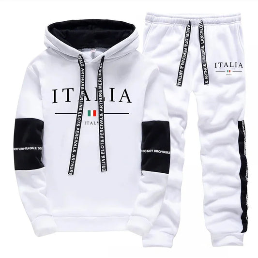 Hot Sales Mens Tracksuit Printing Casual Sweatshirts Sportswear Outdoors Sports Jogging Mens Clothing Single Piece Hoodie Pants