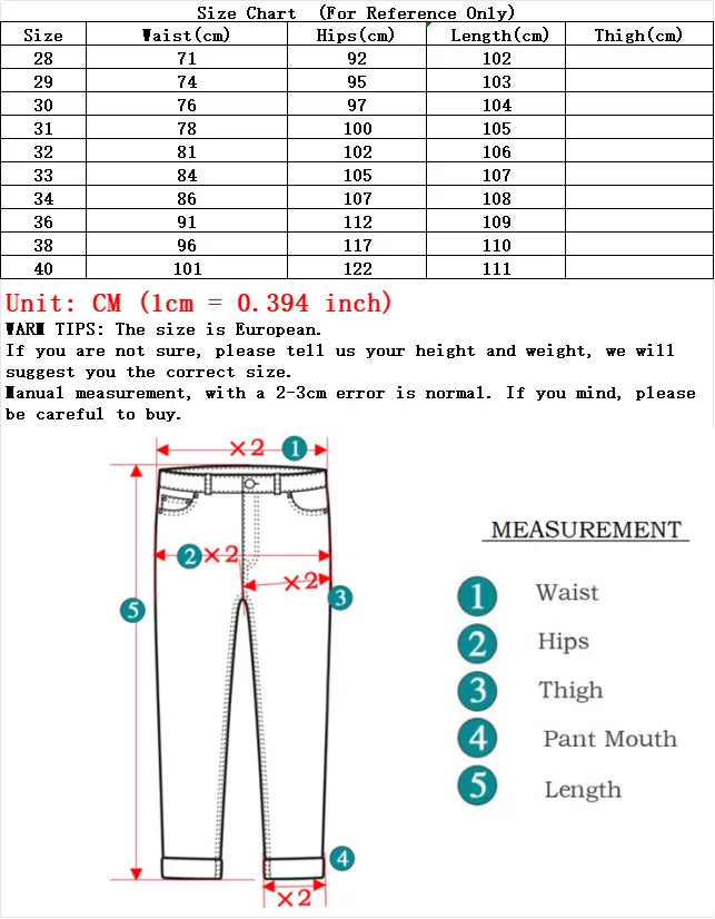Men Narrow Leg Jeans Male Straight Leg Slim Pencil Denim Pants Classic Casual Daily Stretch Skinny Trousers
