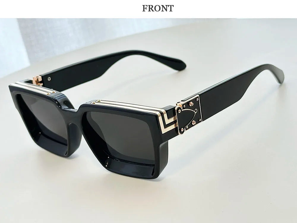 2026 Retro Square Sunglass Men Vintage Millionaire Sunglasses Women Trendy Vacation Luxury Fashion Glasses Gafas De Sol Hombre