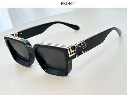 2026 Retro Square Sunglass Men Vintage Millionaire Sunglasses Women Trendy Vacation Luxury Fashion Glasses Gafas De Sol Hombre