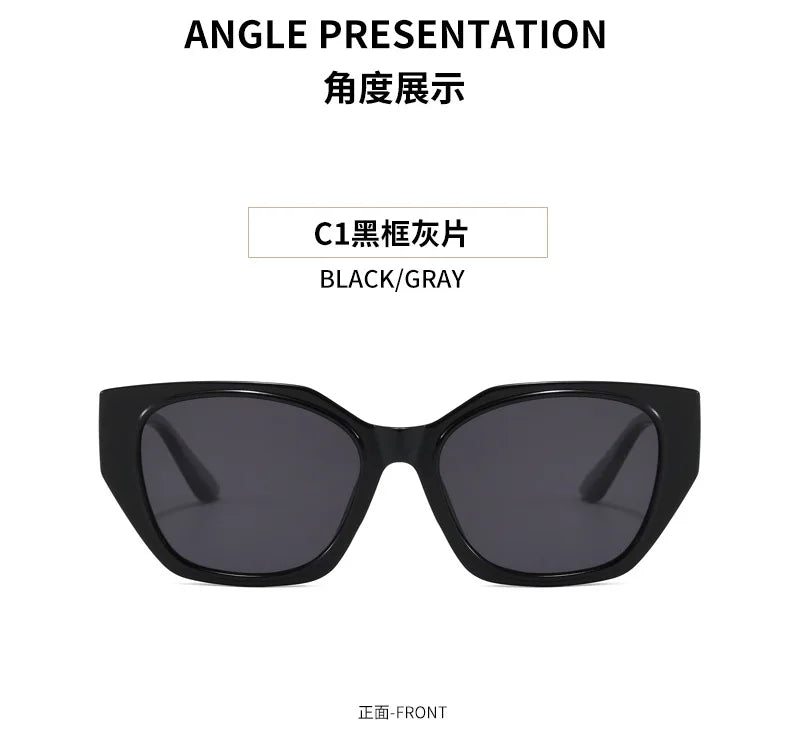 Women's Cat Eye Sunglasses for Women UV400 Gradient Lenses Casual Streetwear Shades Ladies Sun Glasses Lentes De Sol Mujer