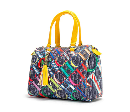 Jacquard Colorful Women's Commuting Crossbody Bag Fashionable and Luxury Design Spring 2024 New Women's Handbag