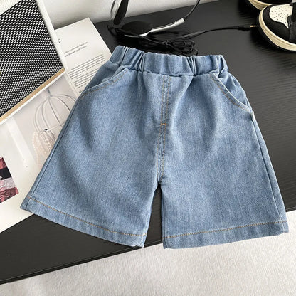 New Baby Boys Clothes Suits Summer Children 3D Cartoon Car Polo Shirt+ Denim Shorts 2Pcs/Set Infant Fashion Toddler Tracksuits