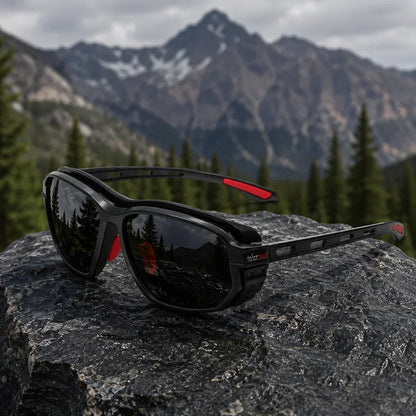 Polarized Fishing Sunglasses Men Soft Shockproof Side Foam Cushion Anti Glare UV400 Outdoor Cycling Driving Sports Glasses