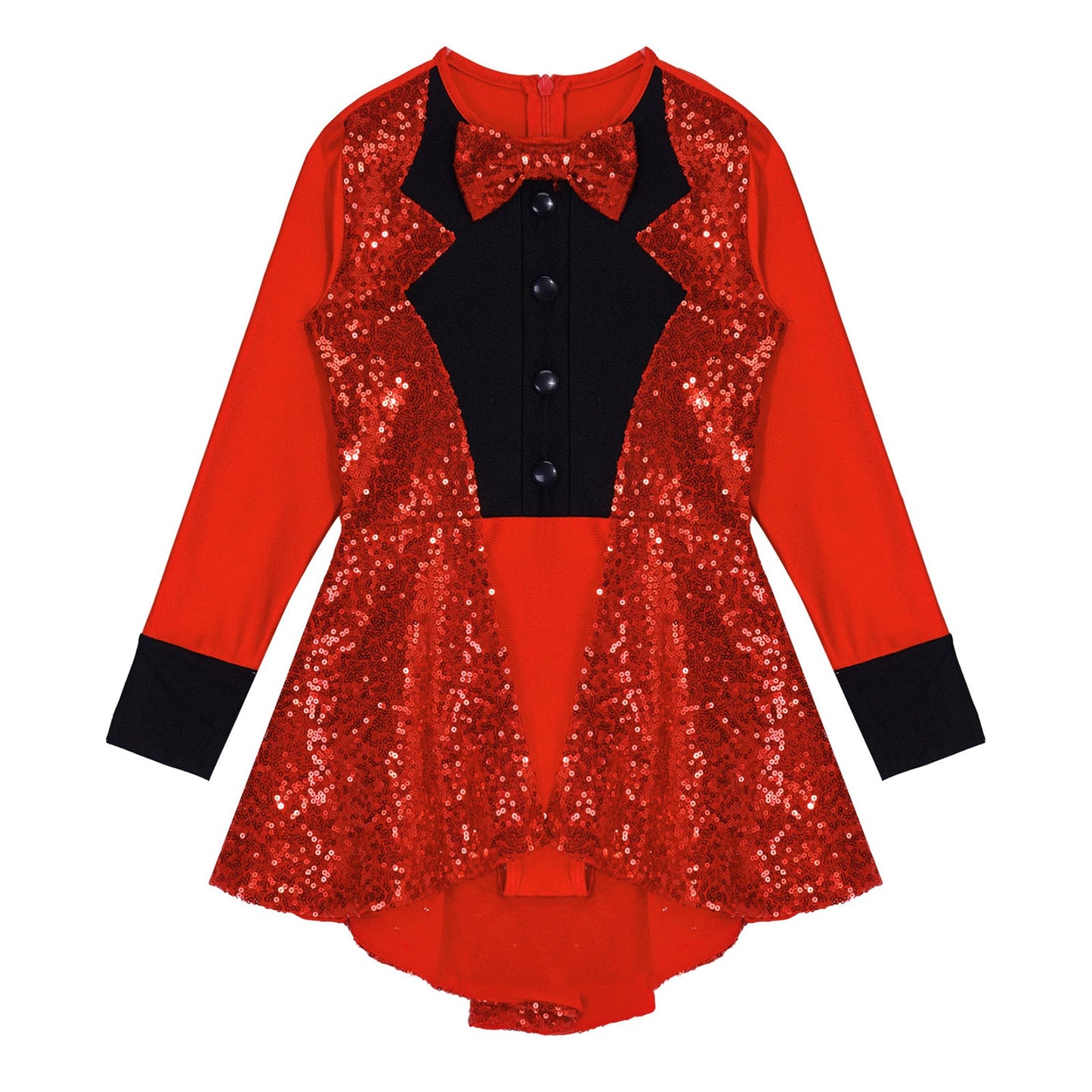 Kids Girls Sequins Ballet Dance Dress Shiny Modern Latin Jazz Dance Stage Performance Leotard Costume Dancewear