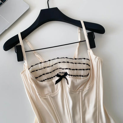 Lace Ruffles Sexy Camisole Female Strap Corset Slim Hot Girl Sensual Party Tank Top Summer 2026 Ins Holiday Mini Tops