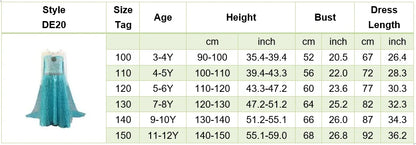 Girls Jasmine Princess Dress Children Elsa Anna Bella Rapunzel Mermaid Costume Kids Snow White Cinderella Aurora Dress