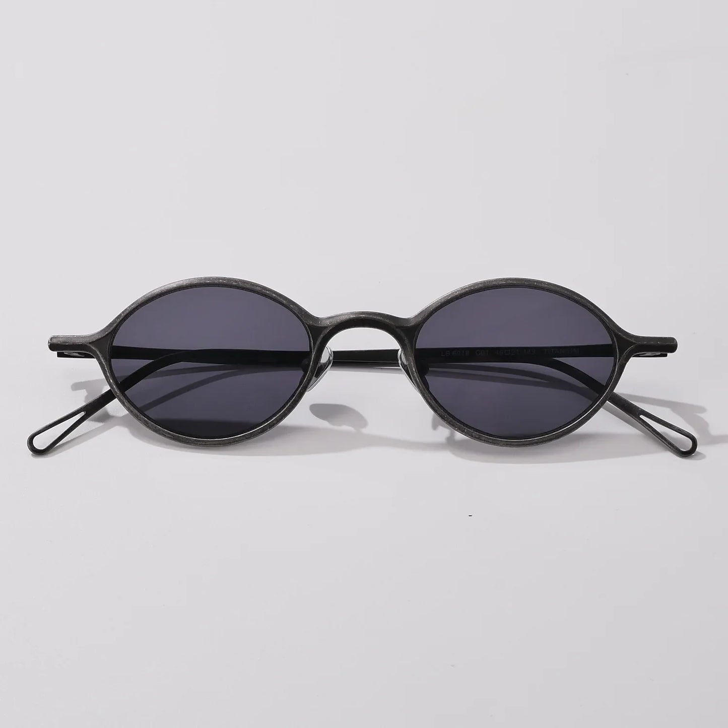 New Top Quality Titanium Summer Women Versatile Oval Sunglasses Outdoor Fashion Beach Driving Sunscreen UV400 Men Sun Glasses