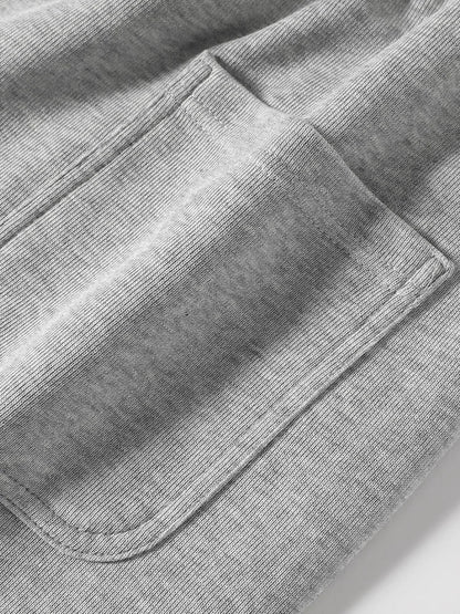 Summer Men's Knit Casual Shorts Cotton-Blend Cool Comfort Sport Shorts Relaxed-Fit Gym Shorts Asian Size M-4XL