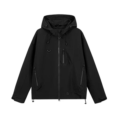Men's Women's Waterproof Hiking Jacket Trekking Camping Mountaineering Windbreaker Unisex Outdoor Sport Windproof Rain Coat