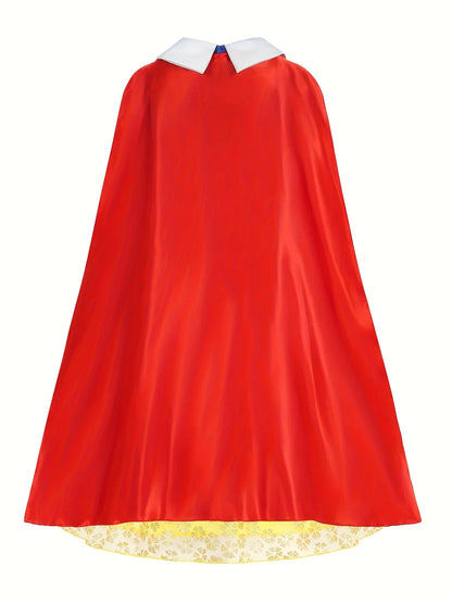 Girls Princess Dress Kids Elsa Anna Snow White Aurora Belle Rapunzel Peach Halloween Costume Children Birthday Party Clothes