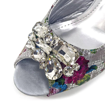 Italian Sandals and Bags Matching Set 2024 Women Heel Party for Gold Colour Wedding Bigger Size Thick Heel Shoes