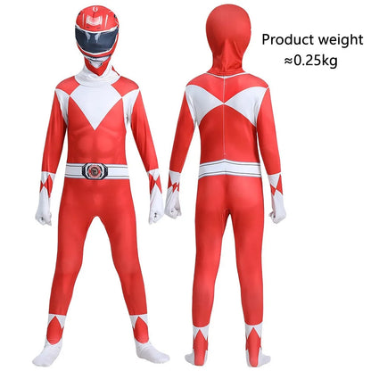 Adult Kids Superhero Power Samurai Sentai Shinkenger Rangers Costume Cosplay Adult Jumpsuit Dress Halloween Party Zentai Suits