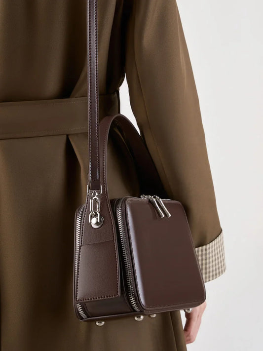 underarm cowhide Genuine leather handbags women vintage shoulder bag female crossbody bags luxury high quality 2026