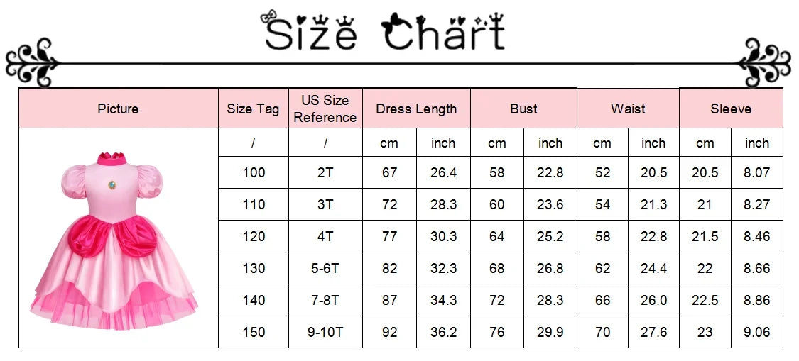Kids Girl Princess Dress Cosplay Princess Costume Children's Birthday Carnival Dress Girls Party Dress Performance Costume