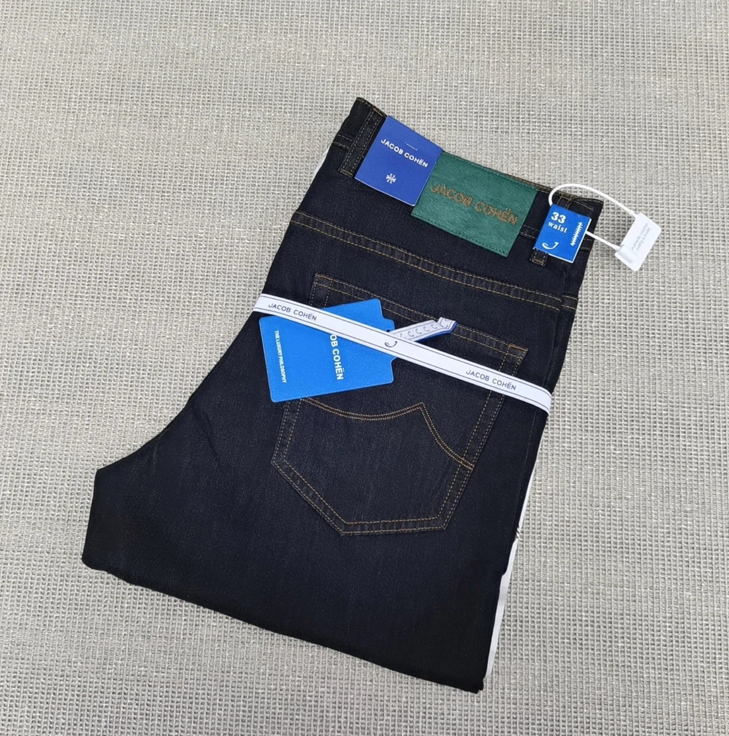 Jeans Thin Cotton Men 2026 Spring Summer new fashion straight breathable outdoors comfort Zipper Big size 30-40 Pants