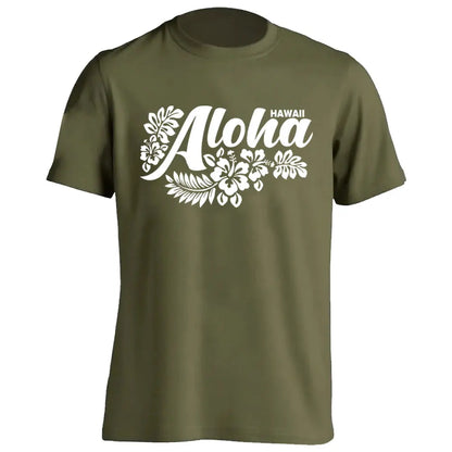 Men's Cotton Shirt OAHU HAWAII SURFING Distressed TShirt Unisex Surf Board Beach Tee Tops Summer Fashion Casual Short Sleeves