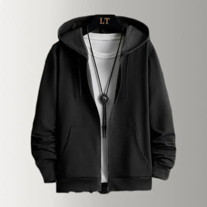 2025 Winter Windproof Hoodie - Men's Sherpa Lined Sweatshirt Thermal Zip Up Outerwear Streetwear S-5XL