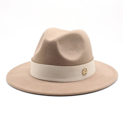 New Fedora Hat for Women Winter Elegant Fashion Formal Wedding Decorate Church Cap Panama Party Jazz Hat Chapeau Femme