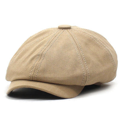 Denim Peaked Cap Men's Women's Beret Hat New Fashion Newsboy Caps Outdoor Streetwear Washed Casual Vintage Boina Hats