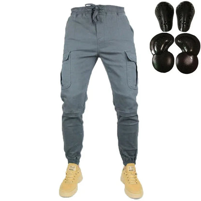 Men & Women Riders Equipment Tooling Casual Hidden Knee Pads Hip Gears STYLE Jeans Hockey Pants Off-road Motorcycle Riding Pants