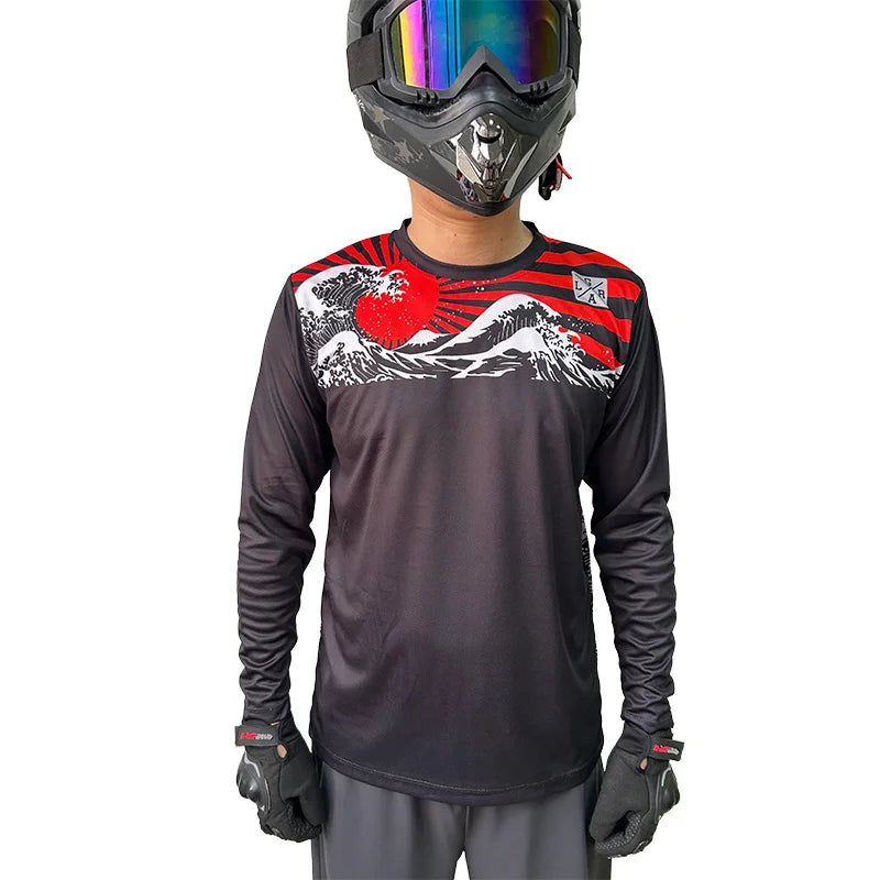 Loose Riders jersey Mtb shirt mountain bike enduro long-sleeved moisture wicking jersey DH motocross downhill jersey