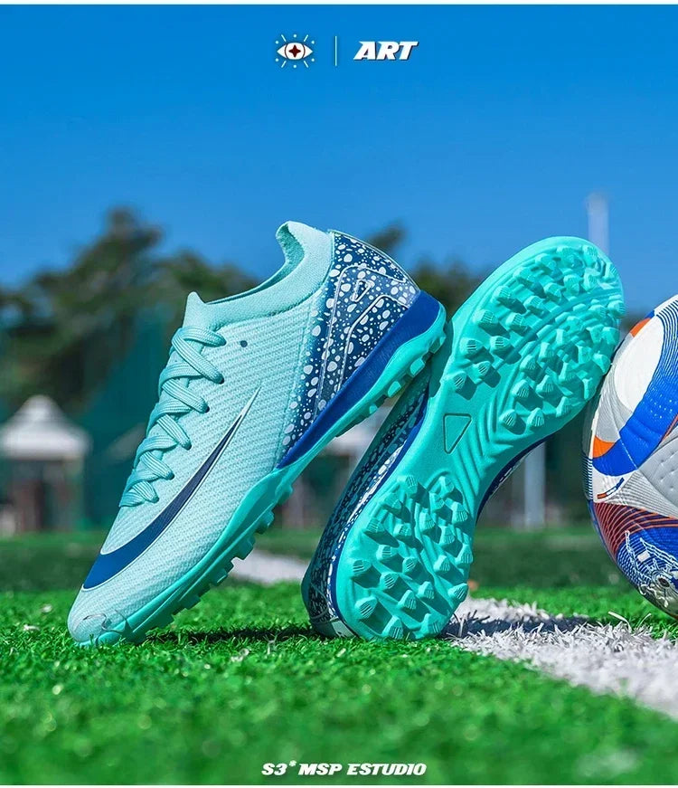 New Men Professional Unisex Soccer Shoes Sport Ultra-light Football Boots Cleats Grass Non-slip Training Match FG/TF